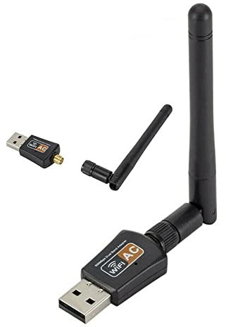 Multibao 600Mbps USB WiFi Dongle, Wifi Dongle High Speed Internet 5.8GHz 600Mbps Wireless USB Wifi Adapter for Windows 10/8/7/2000/XP/Vista, Mac OS 10.5-10.14, Linux