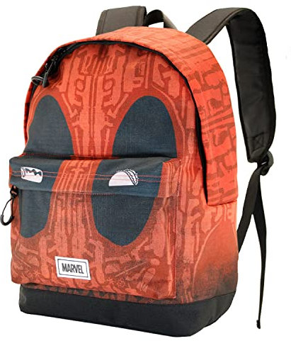 Marvel Deadpool Weapons-Mochila ECO 2.0, Rojo, 32 x 44 cm, Capacidad 22.5 L