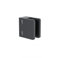 Sellon24® Glashalter Eckig Zamak Glasklemme Zink RAL 7016 Geländer Anthrazit 45x45 mm (8,00 mm)