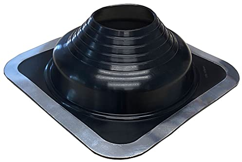 Chimsoc Tubo de goma HT intermitente, silicona negra de alta temperatura, se adapta a tubos de 110-170 mm de diámetro