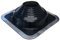 Chimsoc Tubo de goma HT intermitente, silicona negra de alta temperatura, se adapta a tubos de 110-170 mm de diámetro