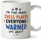 MUGFFINS Chess Player Mug - in English - Everyone Warned You About - Funny Gift for Colleagues - Ceramic 11oz Mug