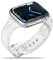 Miimall Strap for Apple Watch 49mm/45mm/44mm/42mm/41mm/40mm/38mm, Soft Silicone Bling Transparent Sports Waterproof Elegant Women Replacement Strap for iWatch Ultra SE Series 8/7/6/5/4/3/2/1