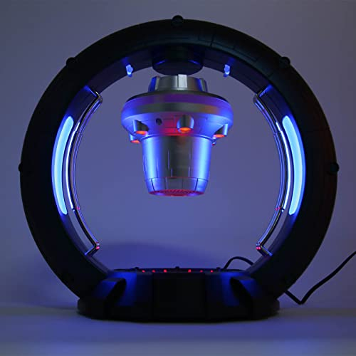 Magnetisch Schwebender Lautsprecher, Schwimmender BT 5.0 Lautsprecher, Desktop Lautsprecher, Schwebender Stereo Sound, Rotation, Touch Steuerung, Computer Lautsprecher mit Bunten