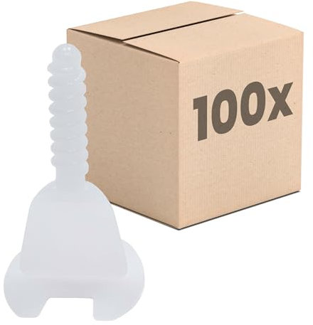 Dalsys Fliesen Nivelliersystem 3mm 100 Laschen, Verlegehilfe Set, Fliesenleger Werkzeug