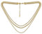 Bling Jewelry Collana A Girocollo A Catena A Più Fili Con Perline Scintillanti, Placcata In Oro Giallo, Lunga 15, 18, 20, 30 Pollici