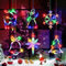 DAZZTIME Weihnachten Dekorative Fenster Licht,6 Stück LED Saugnapf Weihnachten Lichter,LED Fensterlicht Saugnapf,Weihnachtsdeko Fenster,Weihnachtsbeleuchtung,LED Fensterdeko Weihnachten