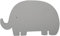 Le Tyerisa Mouse Pad PU Leather Office/Home Mouse Pad Elephant Small Cute Double Sided Mouse Pad Waterproof Mouse Pad for Laptop and PC 29x19cm Grey