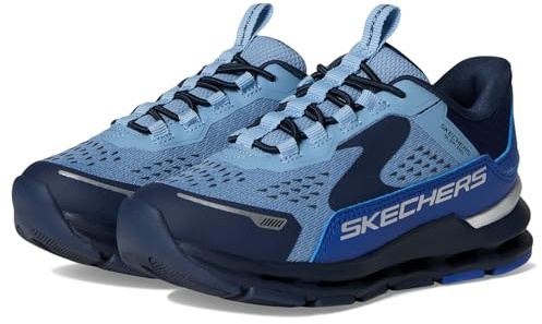 Skechers Boys Glide-Step Plus Vista-Lane Basketball, Navy Blue, 37.5 EU