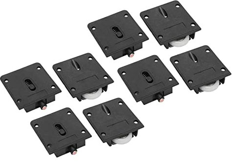 Rouleau de Porte Coulissante, Poulie de Garde-robe, Accessoire de Meubles D'armoire pour un Glissement en Douceur [maison]