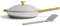 Our Place Titanium Large Always Pan Pro - 32cm (4L) No-Coating Nonstick Skillet | Tri-Ply Titanium & Stainless Steel | Safe for Oven, Induction & All Cooktops up to 535°C | Includes Spatula | Gold