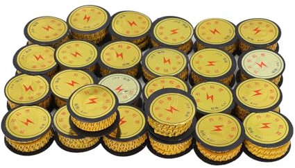 Tube Cable Marker Excellent PVC Material Letter Number Insulating Effect Electronics Computers (4m²)