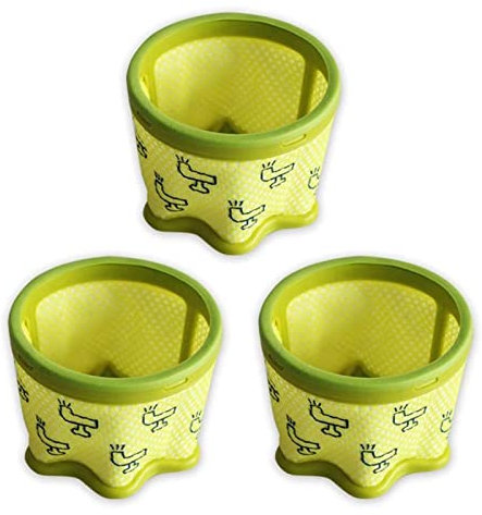 VBPBHFFNMW Filtro 3pcs - Aspirapolvere del Filtro sottovuoto A9 Zero del Cavo Confronto for la Parte ADQ74774001. Compatibile for LG. Filtro per aspirapolvere