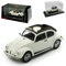 Schuco Volkwagen Käfer 1600 Cabrio Open Air Weiss Offen 1/43 Modell Auto mit individiuellem Wunschkennzeichen