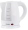 Mesko MS1276 Elektrischer Wasserkocher 1 Liter, Kabellos, BPA-frei, Klein Teekocher Schnurlos, Automatische Abschaltung Kettle, 360º Basis, Water Kalkfilter, Weiß, 1600W