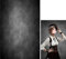 WaW 1.5x2.2m Fotografie Hintergrund Fotostudio Stoff Holzkohle Grau Abstrakt Fotohintergrund dunkelgrauer Beton Wand Fotoshooting Hintergrund Vintage Porträt