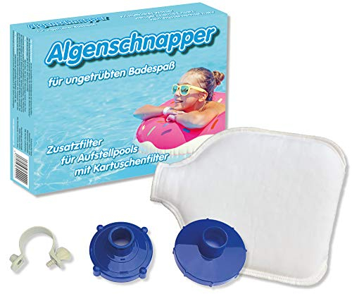Algenschnapper Zusatzfilter für Pools - Starterset 2020, Weltneuheit,