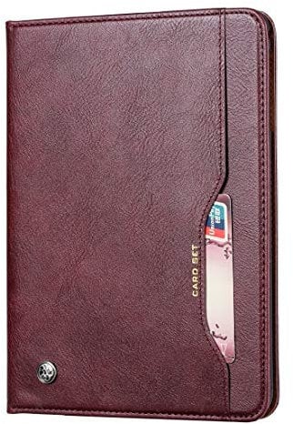 Replacement Tablet Case, Full Coverage Shockproof Knead Skin Texture Horizontal Flip Leather Case Cover Shell for iPad 9.7 2018/2017 / Air/Air 2/Pro 9.7, with Photo Frame & Holder & Card Slots & W