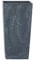 Maceta URBI SQUARE BETON EFFECT 7,2L., Con depósito, dimensiones (mm) 170x170x325, color Antracita