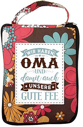schenken-24 Muttertagsgeschenke - Einkaufstasche 'Oma' - Top Lady - Größe 40cm x 40cm - Ab 18 Jahren - Für Erwachsene (Muttertagsgeschenke)