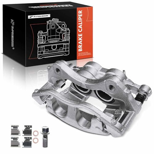 A-Premium Disc Brake Caliper Assembly with Bracket Compatible with Ford Transit-150 250 350 Transit-350 HD 2015-2019 Front Passenger Side