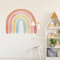 funlife 70x57 cm Regenbogen Wandtatto groß, selbstklebend Wandtatto Regenbogen Aquarell Boho-Wandtattoo für Kinder, Mädchen, Kinderzimmer, Babyzimmer, wasserdicht Wandbild