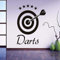 Darts Wandtattoo Target Darts Bewegung Abnehmbare Vinyl Wandaufkleber Wohnzimmer Spiel Schlafzimmer Dekoration Zubehör 58X42Cm