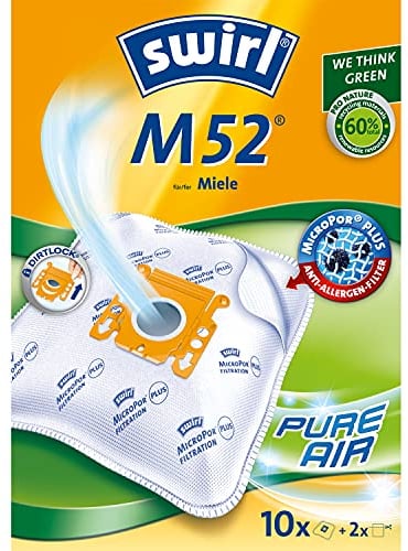 Swirl M 52 EcoPor Plus für Miele Staubsauger, 10 Beutel
