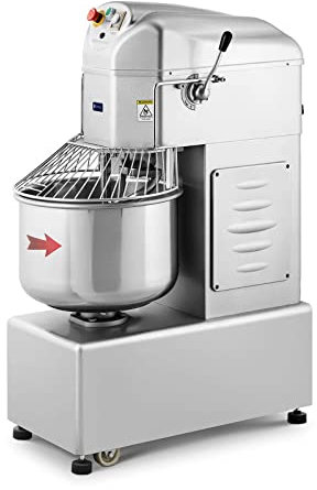 Royal Catering Macchina per Impastare Impastatrice Planetaria RCPM-40,1BS (45 litri, 2100 W, 130-320 giri/min, 25 kg)