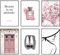 Hambient Poster Set, Wohnzimmer Deko Schlafzimmer, Zimmer - Wanddeko, Wandbilder - 6 Aesthetic Bilder 21x30 cm OHNE Bilderrahmen (Coco Paris Pfingstrosen)