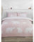 Rapport Parure de lit réversible 100% Coton brossé Motif Ours Polaire, Rose poudré, Simple