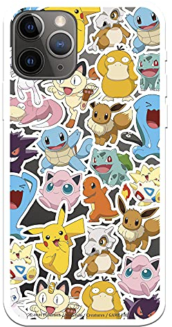 LA CASA DE LAS CARCASAS Schutzhülle für iPhone 11 Pro, offizielles Pokémon-Muster. Wählen Sie das Design, das Ihnen gefällt, für Ihr iPhone 11 Pro
