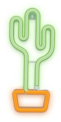 FOREVER Light neon led schlafzimmer deko zimmer, schlafzimmer, deko-ästhetik, led paneel, deko spiele, led leuchten, nachttischlampe, coole sachen für teens, Kaktuspflanze im Topf cactus