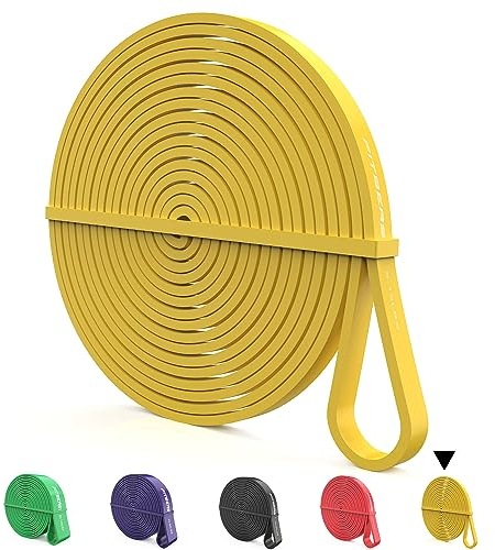 FitBeast Widerstandsband Set, 5 Verschiedene Ebenen Klimmzugband Ideal für Pilates, Training, Physiotherapie, Stretching, Yoga, Heimgymnastik für Männer und Frauen (1 Packung)