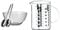 WMF Taverno Salatschüssel Set 3-teilig, Salatbesteck 25cm mit Salatschale, spülmaschinengeeignet & Gourmet Glas Messbecher 1l, hitzebeständiges Glas, Skalierung für Liter, Milliliter, Tassen und Gramm