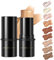 Highlighter Probuk Bronze Creme Highlighter Make Up Contouring Stick, Gesichts Highlighter für Langanhaltende Konturen Und Perfekte Abdeckung (04#)