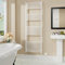 Warmehaus Electric Heated Towel Rail Curved White Bathroom Towel Radiator 1800x600mm - 800W