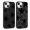 Yoedge 2 Stück Handyhülle für iPhone 14 Plus Hülle 6,7,Stern Muster Design Frauen Mädchen Aesthetic Kawaii Motiv Handyhülle Dünn Weich Schwarz Silikon Slim TPU Stoßfest Schutzhülle für iPhone 14 Plus
