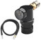 PCP Luftkompressor Lufttank Regler HPA Micro MR Luftregler, mit US Foster Koppler W/Remote Coil Schlauch 2000psi Manometer, Ausgangsdruck 40PSI-200PSI fur Paintball Lufttankregler und Ventilanzeige
