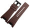 EDVENA Uhrenarmband Aus Echtem Leder Kompatibel Mit Diesel DZ1216 DZ1273 DZ4246 DZ4247DZ287 Uhrenarmband Herrenarmband Armbanduhren Band (Color : BrownA black buckle)