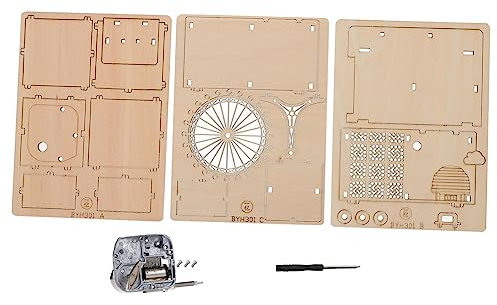 Abaodam 1ensemble Puzzle Bois Jouet Éducatif pour Modèle Musical à Assembler Activité Créative Idéale pour Anniversaires Et Fêtes
