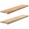 vidaXL Fensterbänke 2 Stk. Unbehandelt 120x25x2 cm Massivholz Eiche, Fensterbrett, Holz Treppenstufe, Holz Fensterbrett, Fensterbank Eichenholz