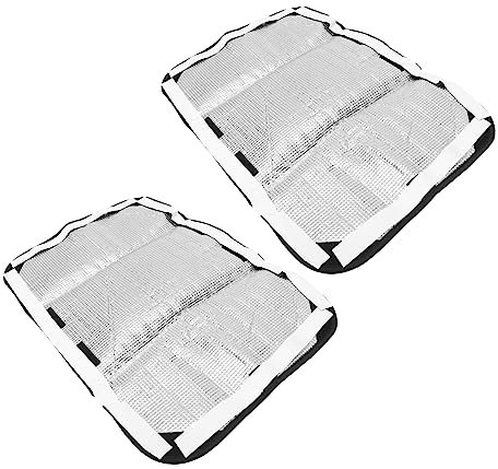 Beatifufu 2pezzi Parasole Per Porte e Finestre Camper Copertura Parasole Per Finestre Camper Accessori Per Protezione Privacy Facile Installazione Comodo Riposto