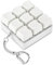 Keyboard Fidget Toy, 9 Keys Fidget Keyboard Keychain, Portable Keyboard Clicker for Adults Kids, Mini Keyboard Fidget for Stress Relief and Passing Time (White)