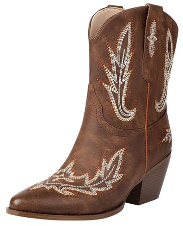 Stivaletti Texani Donna Invernali Cowboy Western Boots Plateau Eleganti Stivali Invernali Da Neve Antivento Camoscio Morbidi Scarponi Anfibi Con Fantasia Laser Su Pelle Tinta Unita Altezza Polpaccio