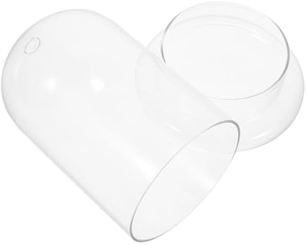 DIYEAH Jarrón de Grande para Micro Paisajes con Diseño Transparente Terrario de Escritorio para Oficina Decorativo y Botella de Paisaje para Plantas y Peces