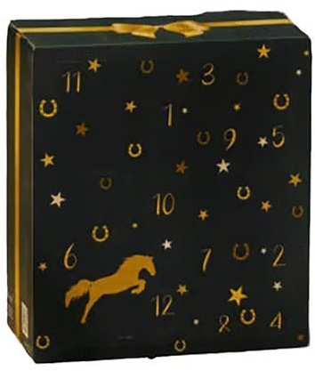 Pferde-Adventskalender – 24 hochwertige Reitsportgeschenke for den Countdown bis Weihnachten(Black)