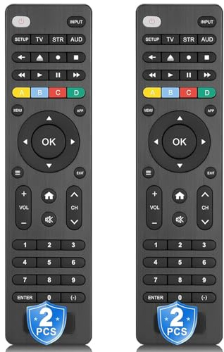 Confezione da 2 telecomandi universali per Samsung, LG, Sony, Hisense, TCL, Toshiba, Insignia, Panasonic, Vizio, Sharp, Philips
