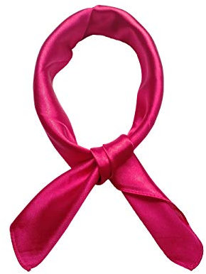 Topmode Foulard carré couleur unie 57 * 57cm (Fuchsia)