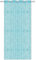 Arsvita Fadenvorhang Metallik-Optik mit Ösen, Türvorhang 140x250cm (Türkis)